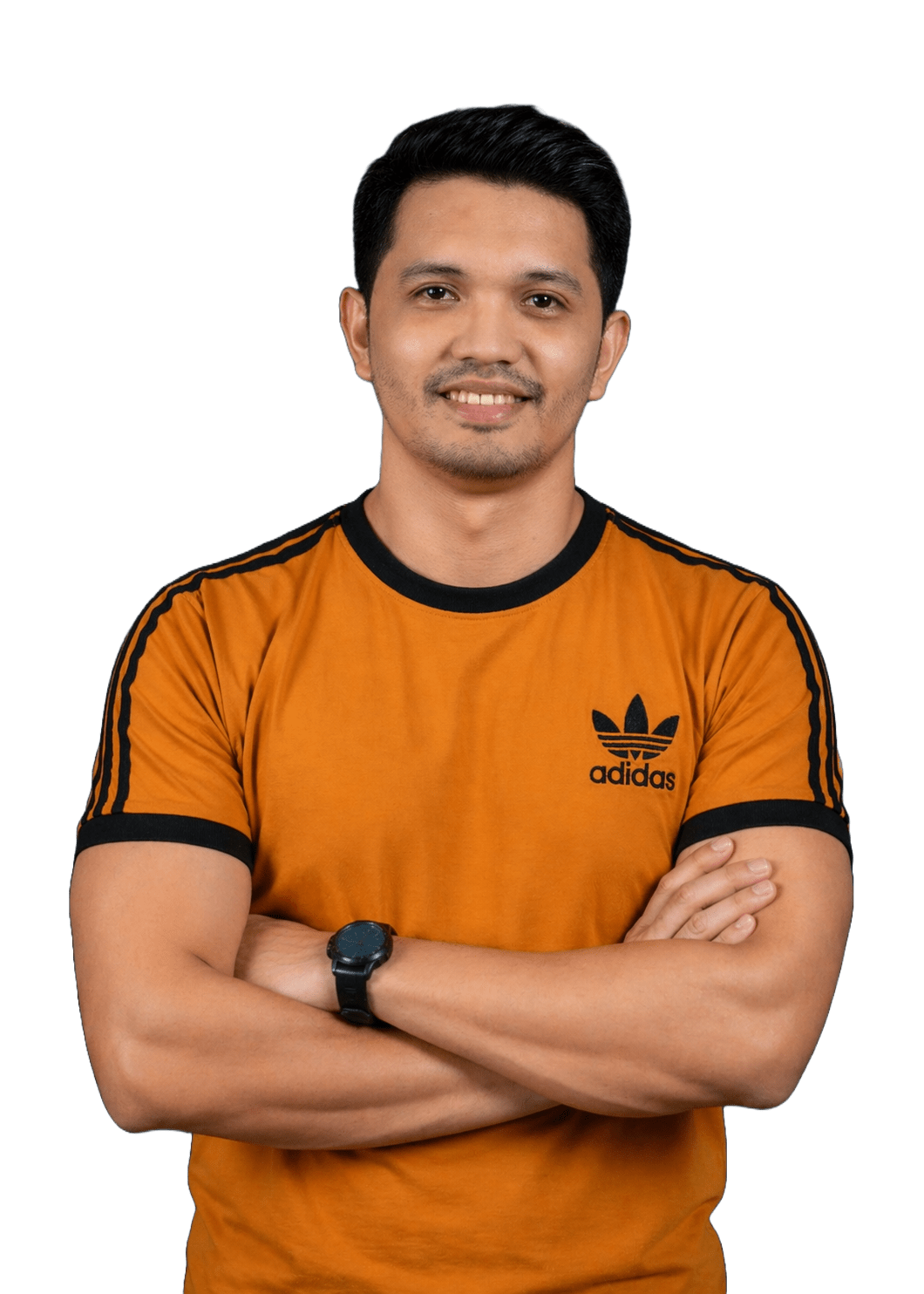mike gil half body portrait transparent